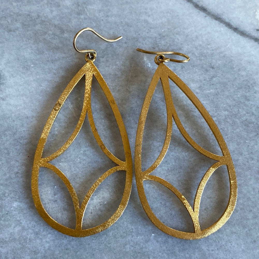Dogeared earrings
